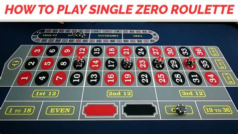 single zero roulette